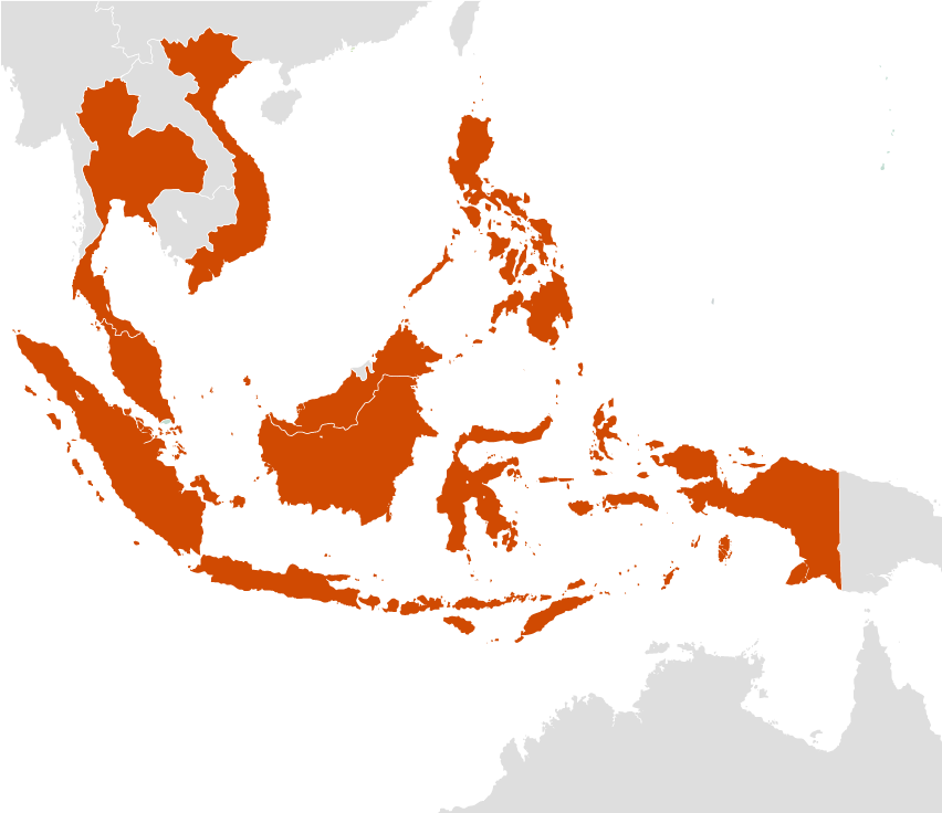 South East Asia map