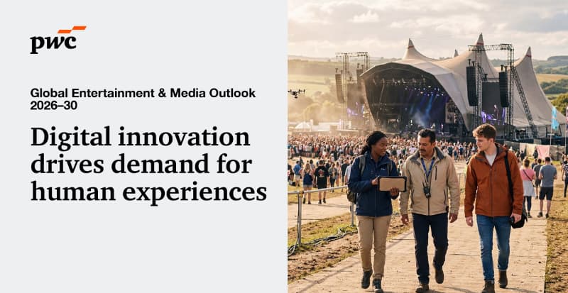 Global entertainment and media advertising revenues to hit US$1.4 trillion in 2030 – as global box office continues recovery: PwC