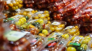 grapes with packaging