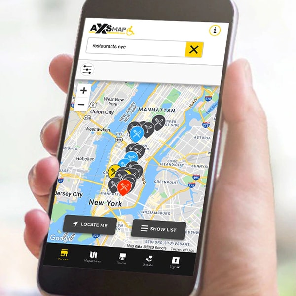 AXS mobile app view