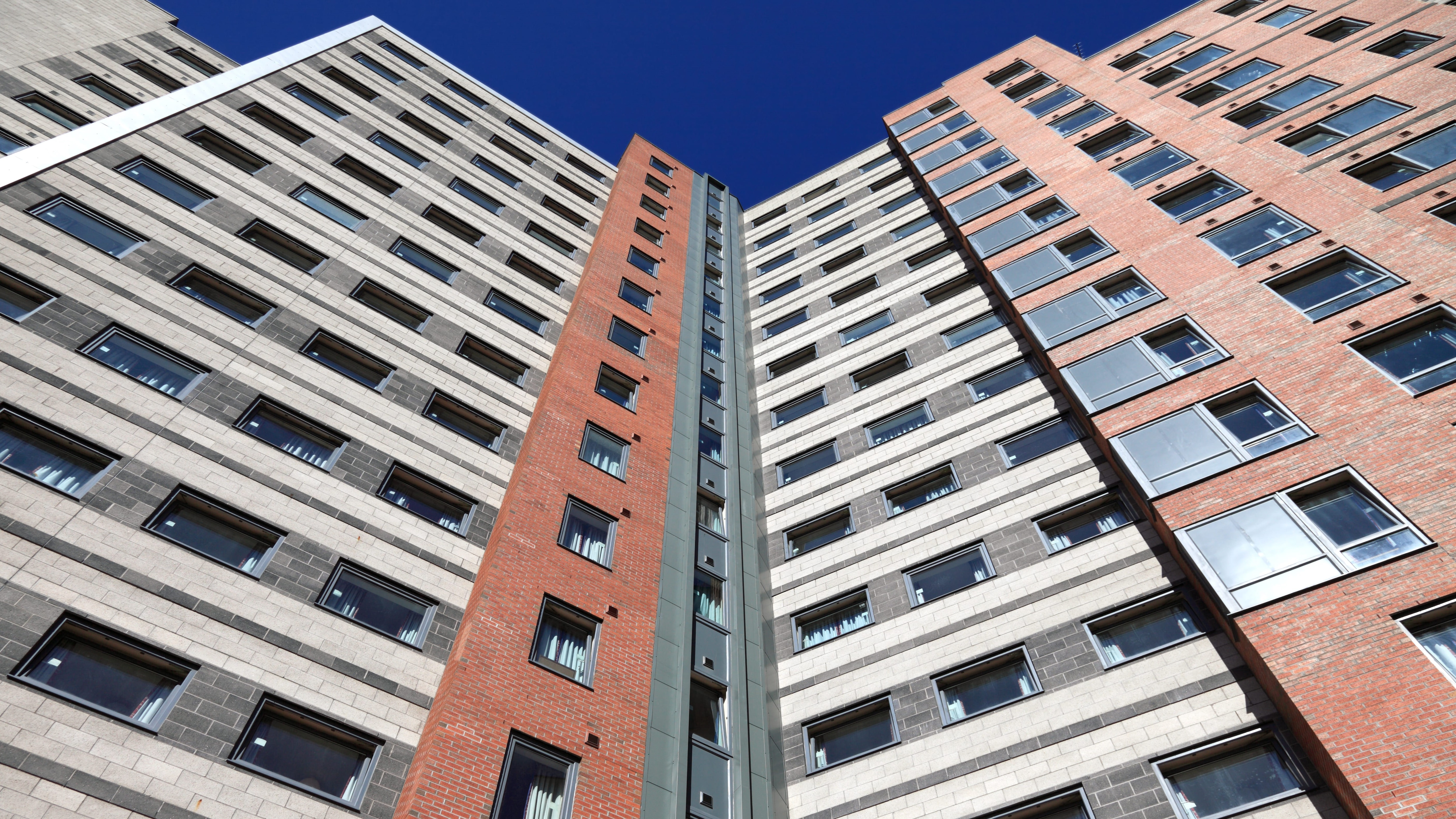 modern apartment building