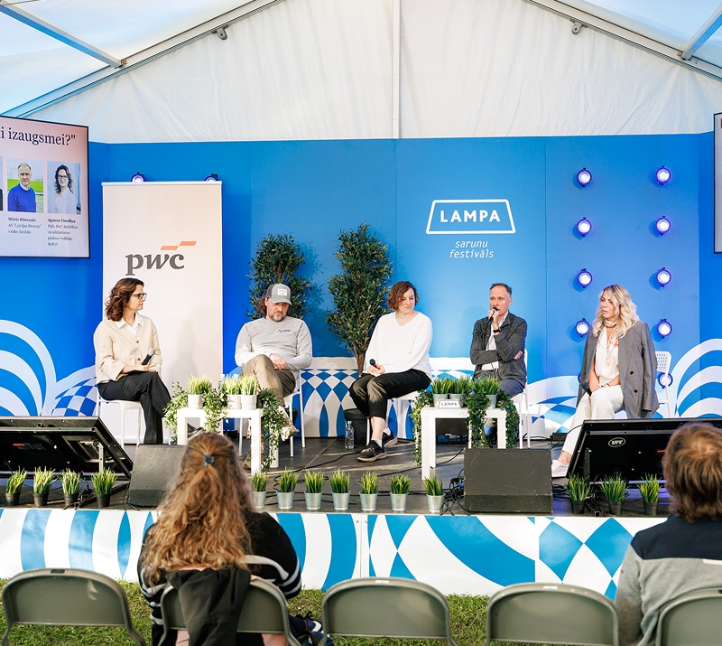 diskusijas festivālā Lampa