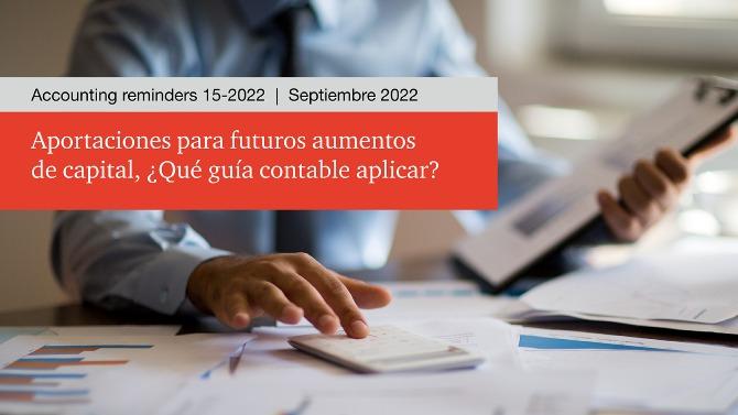Aportaciones para futuros aumentos de capital, ¿Qué guía contable aplicar?