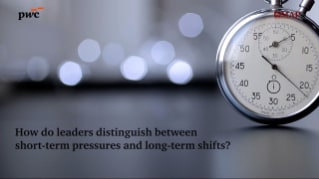  How do leaders distinguish between short-term pressures and long-term shifts
