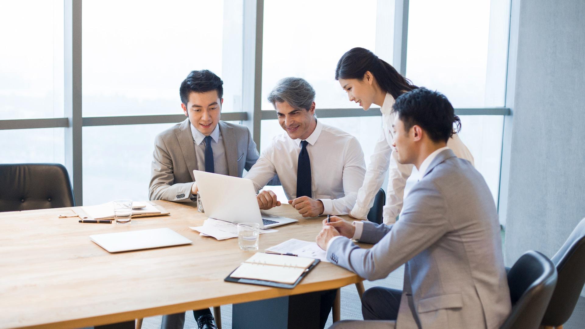 Group of professionals in conference room