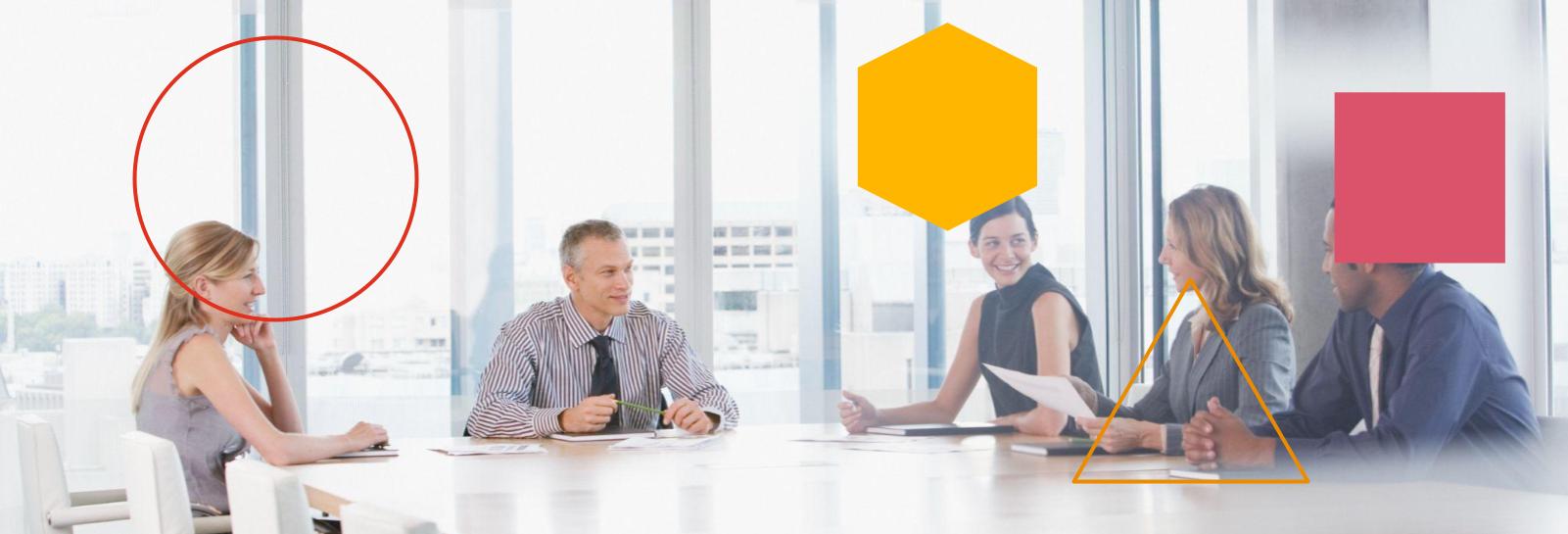 5 coworkers discussing