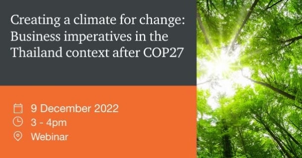 Creating a climate for change