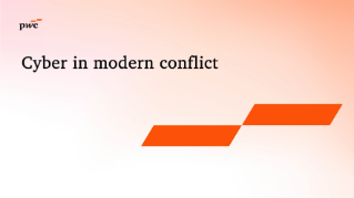 Cyber in modern conflict